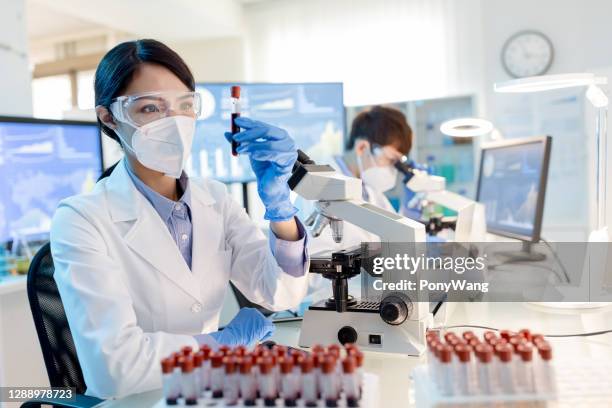 blood test result concept - antibody testing imagens e fotografias de stock