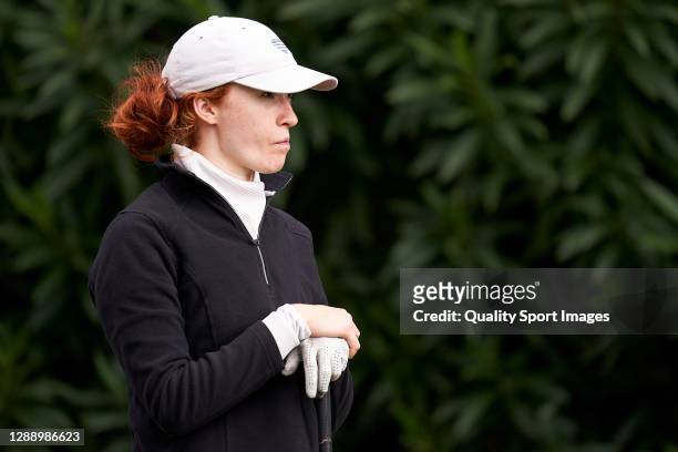 Carolin Kauffmann of Germany in action during Day three of the Andalucia Costa del Sol Open de Espana Femenino at Real Club Golf Guadalmina on...