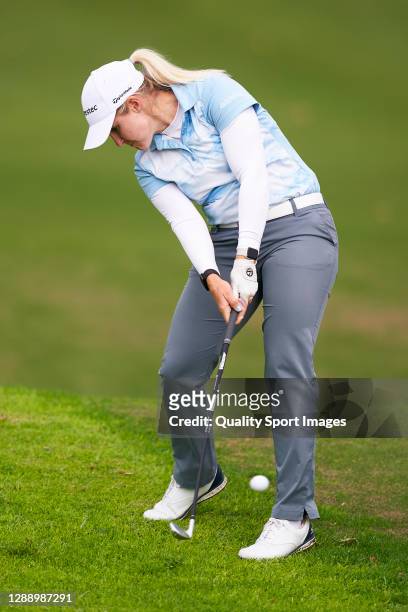 Lejan Lewthwaite of South Africa in action during Day three of the Andalucia Costa del Sol Open de Espana Femenino at Real Club Golf Guadalmina on...