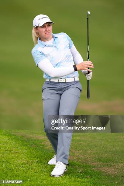 Lejan Lewthwaite of South Africa in action during Day three of the Andalucia Costa del Sol Open de Espana Femenino at Real Club Golf Guadalmina on...