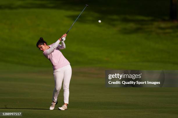 Natalia Escuriola Martinez of Spain in action during Day three of the Andalucia Costa del Sol Open de Espana Femenino at Real Club Golf Guadalmina on...