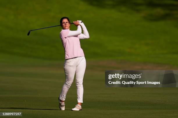 Natalia Escuriola Martinez of Spain in action during Day three of the Andalucia Costa del Sol Open de Espana Femenino at Real Club Golf Guadalmina on...