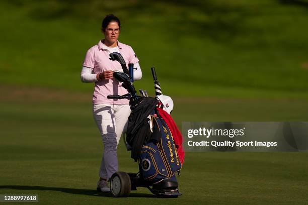 Natalia Escuriola Martinez of Spain in action during Day three of the Andalucia Costa del Sol Open de Espana Femenino at Real Club Golf Guadalmina on...