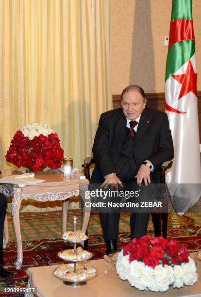 Le président algérien Abdelaziz Bouteflika le 15 juin 2015, Alger, Algérie.
