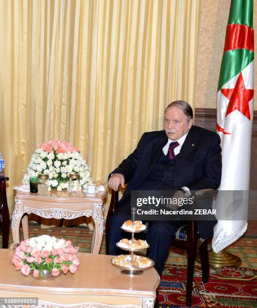 Le président algérien Abdelaziz Bouteflika le 3 octobre 2015, Alger, Algérie.