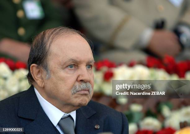 Le président Abdelaziz Bouteflika le 26 juin 2011 à Cherchell dans la wilaya de Tipaza en banlieue d'Alger, Algérie.