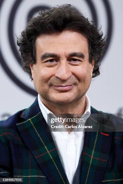 Chef Pepe Rodriguez attends 'MasterChef Abuelos' presentation at RTVE studios on December 02, 2020 in Madrid, Spain.