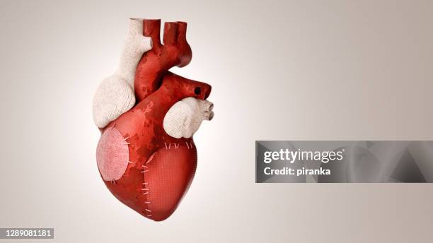 patched heart - human heart stock pictures, royalty-free photos & images