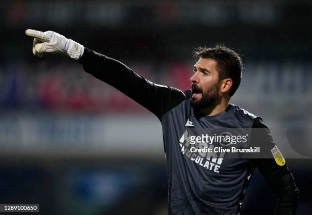 Bartosz Bialkowski of Millwall in action during the Sky Bet Championship match between Blackburn Rovers and Millwall at Ewood Park on December 02,...