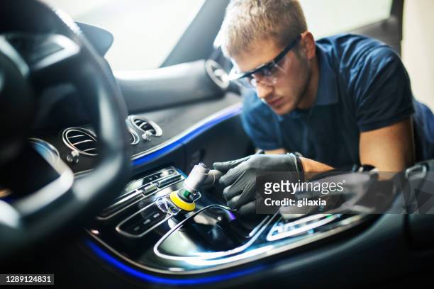 car detailing service. - auto detailing stock pictures, royalty-free photos & images