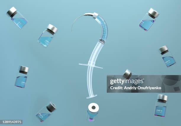 covid-19 vaccine question - verraad stockfoto's en -beelden