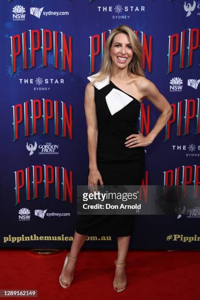 Samantha Brett attends opening night of Pippin at Lyric Theatre, Star City on December 03, 2020 in Sydney, Australia.