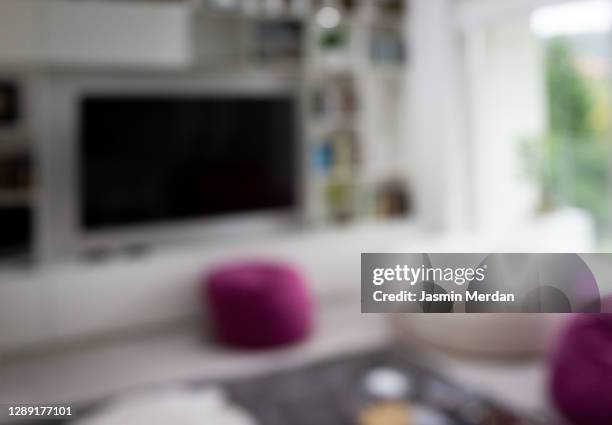blurred home living room - living room wallpaper 個照片及圖片檔