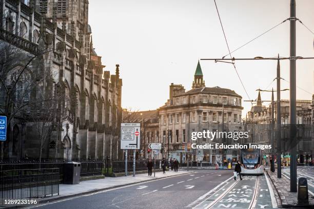 Princes Street, Edinburgh, Scotland, United Kingdom, Europe.