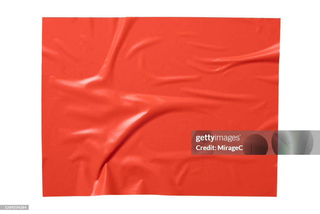 Orange Colored Large Size Plastic Masking Tape