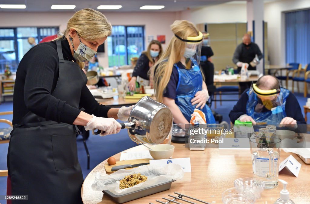 The Countess Of Wessex Visits Disability Initiatives Resource Centre To Mark International Day Of People With Disabilities