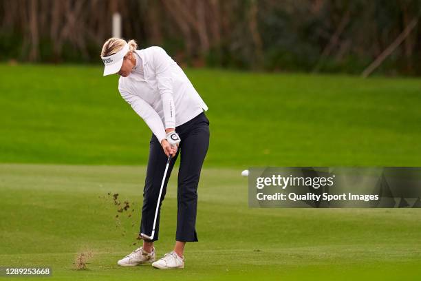 Camilla Lennarth of Sweden in action during Day three of the Andalucia Costa del Sol Open de Espana Femenino at Real Club Golf Guadalmina on November...