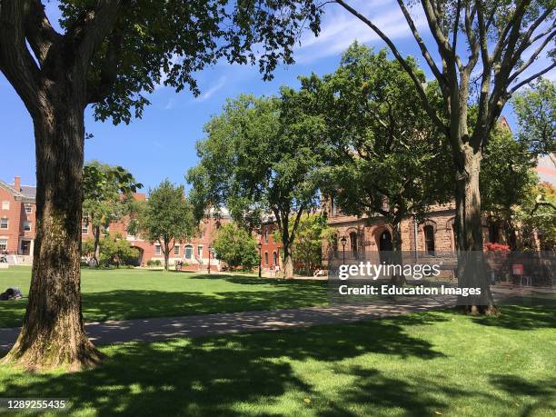 Sayles Hall and Campus, Brown University, Providence, Rhode Island, USA.