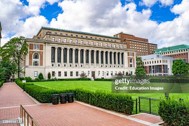 Butler Library, Columbia University, New York City, New York, USA.