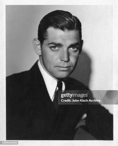 Publicity still portrait of American actor Clark Gable , 1932.