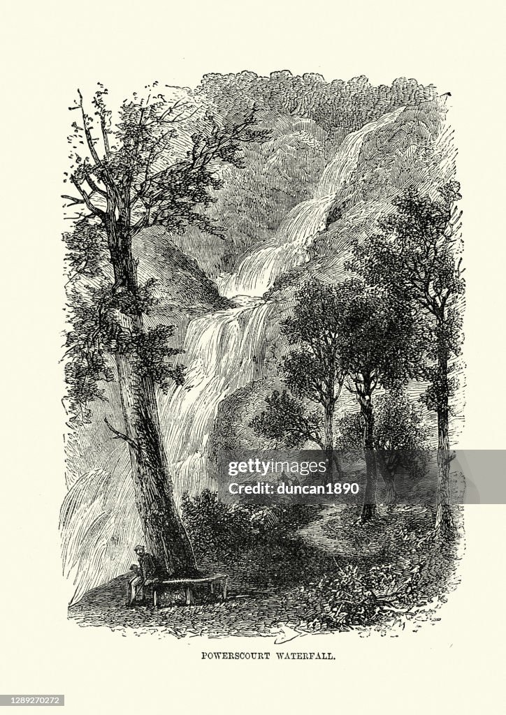 Powerscourt Waterfall, County Wicklow, Ireland