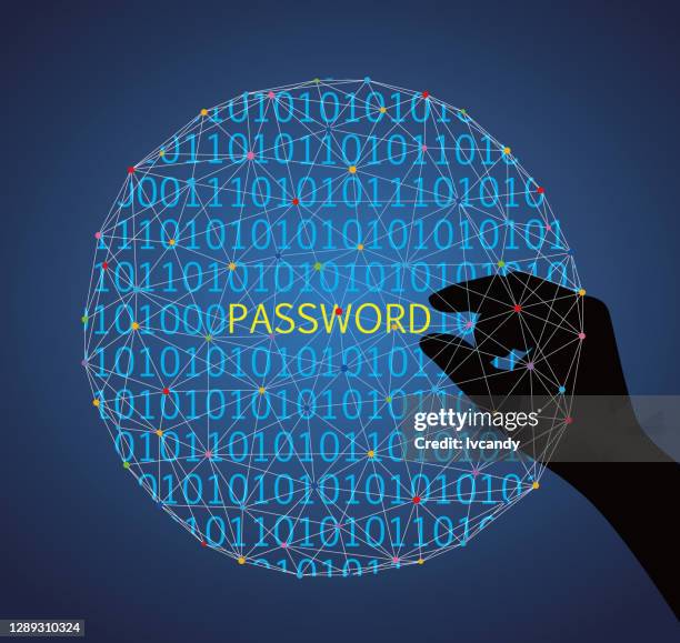 network data protection and theft - hand stealing stock illustrations