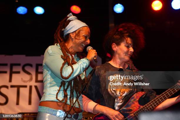 Punk band The Slits performing at Offset Festival in 2009