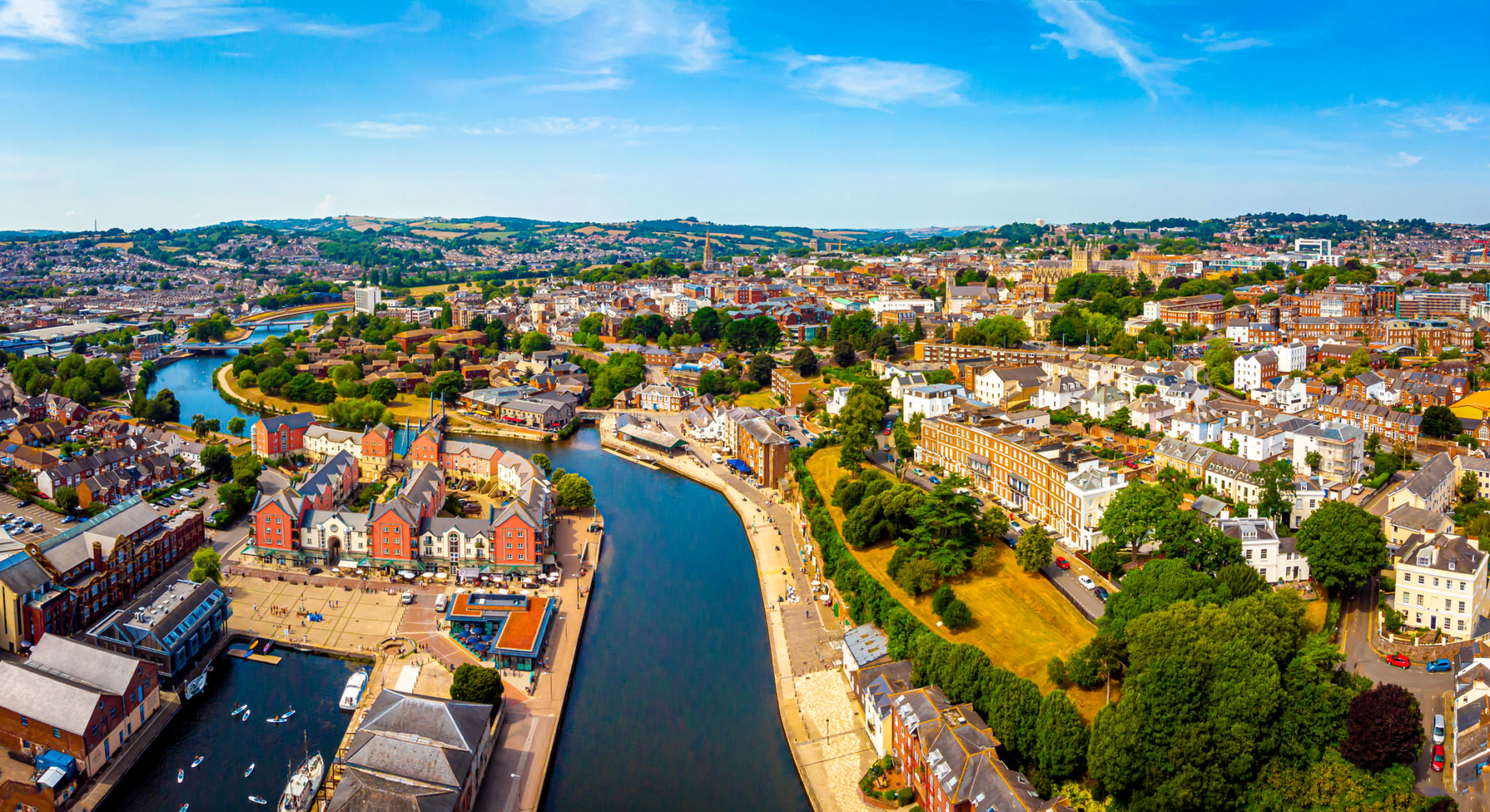 exeter aerial view