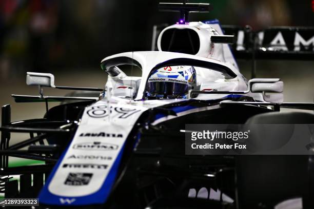 Jack Aitken of Great Britain driving the Williams Racing FW43 Mercedes in the Pitlane during practice ahead of the F1 Grand Prix of Sakhir at Bahrain...