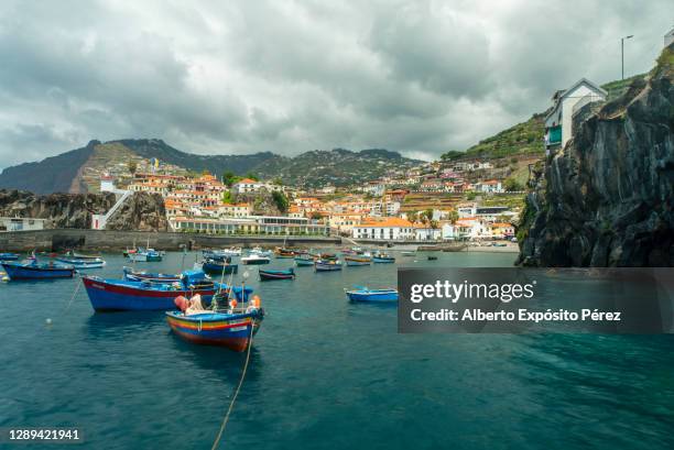 camara de lobos - madeira, portugal - funchal stock pictures, royalty-free photos & images