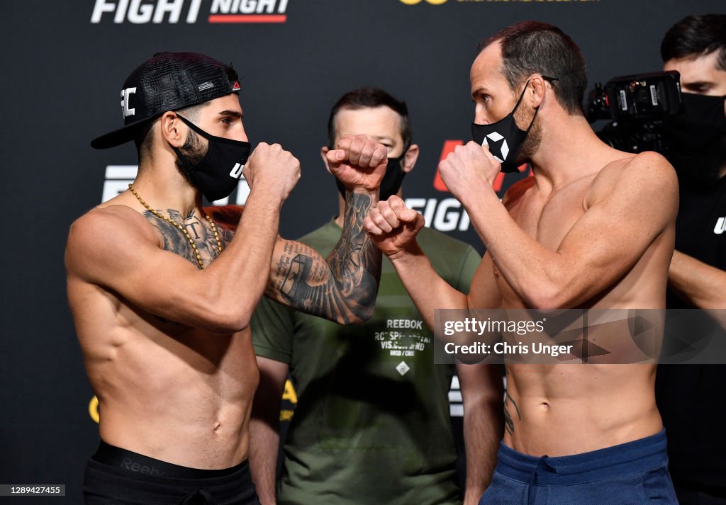 UFC Fight Night Hermansson v Vettori:  Weigh-Ins