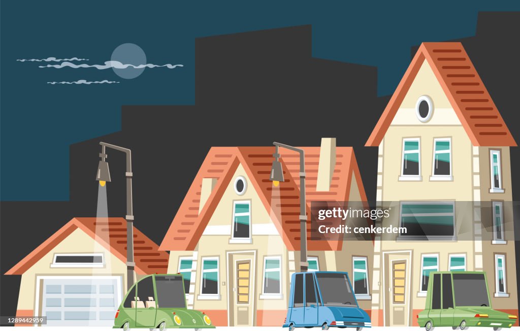 Detached house neighborhood