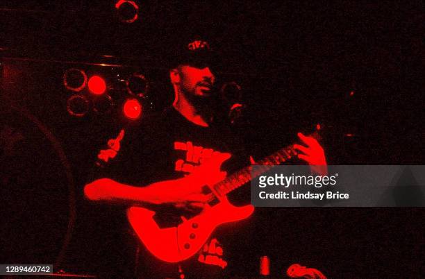 Guitarist Tom Morello performs in Rage Against the Machine for Rock for Choice at the Hollywood Palladium on January 23, 1993 in Los Angeles.