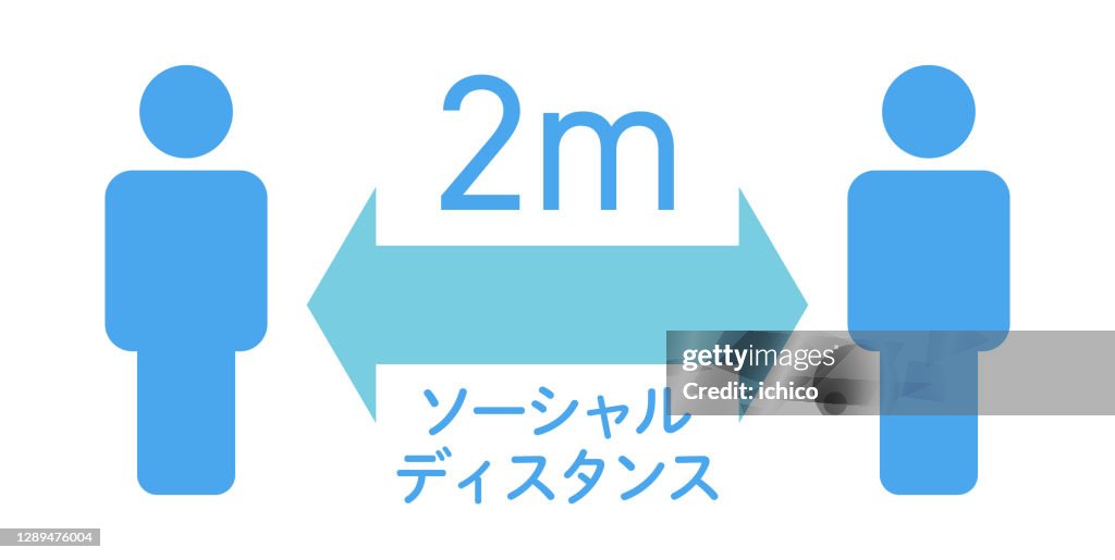 Social Distance Level Illustration Of Social Distance High-Res Vector Graphic - Getty Images