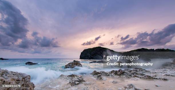 majestic seascape at dusk - kyushu stock pictures, royalty-free photos & images