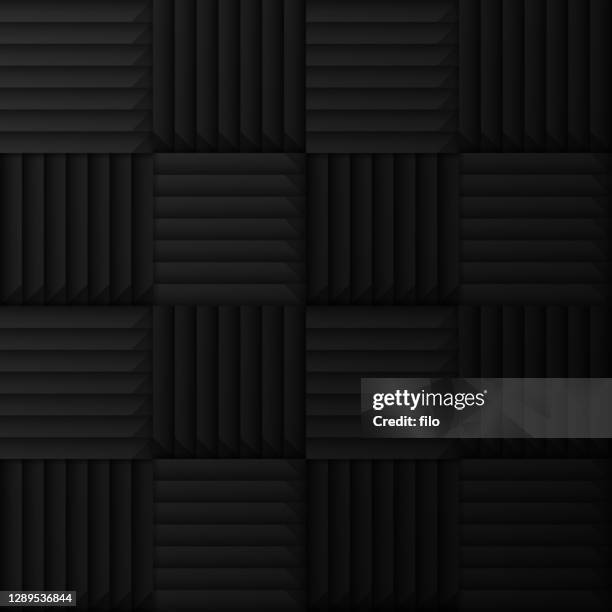 illustrazioni stock, clip art, cartoni animati e icone di tendenza di modello senza soluzione di continuità smorzamento del suono - pannello di controllo