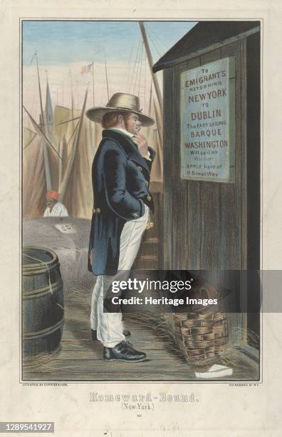 Homeward Bound , ca. 1860. Artist Unknown.