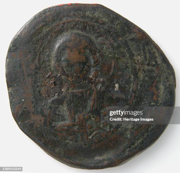 Coin, Byzantine, 11th century. Artist Unknown.