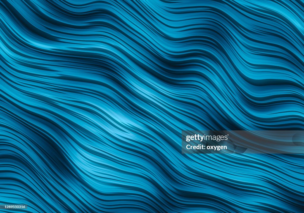 Abstract Water Aqua Blue Sea Wave Background. Wavy Pattern. Ocean waves