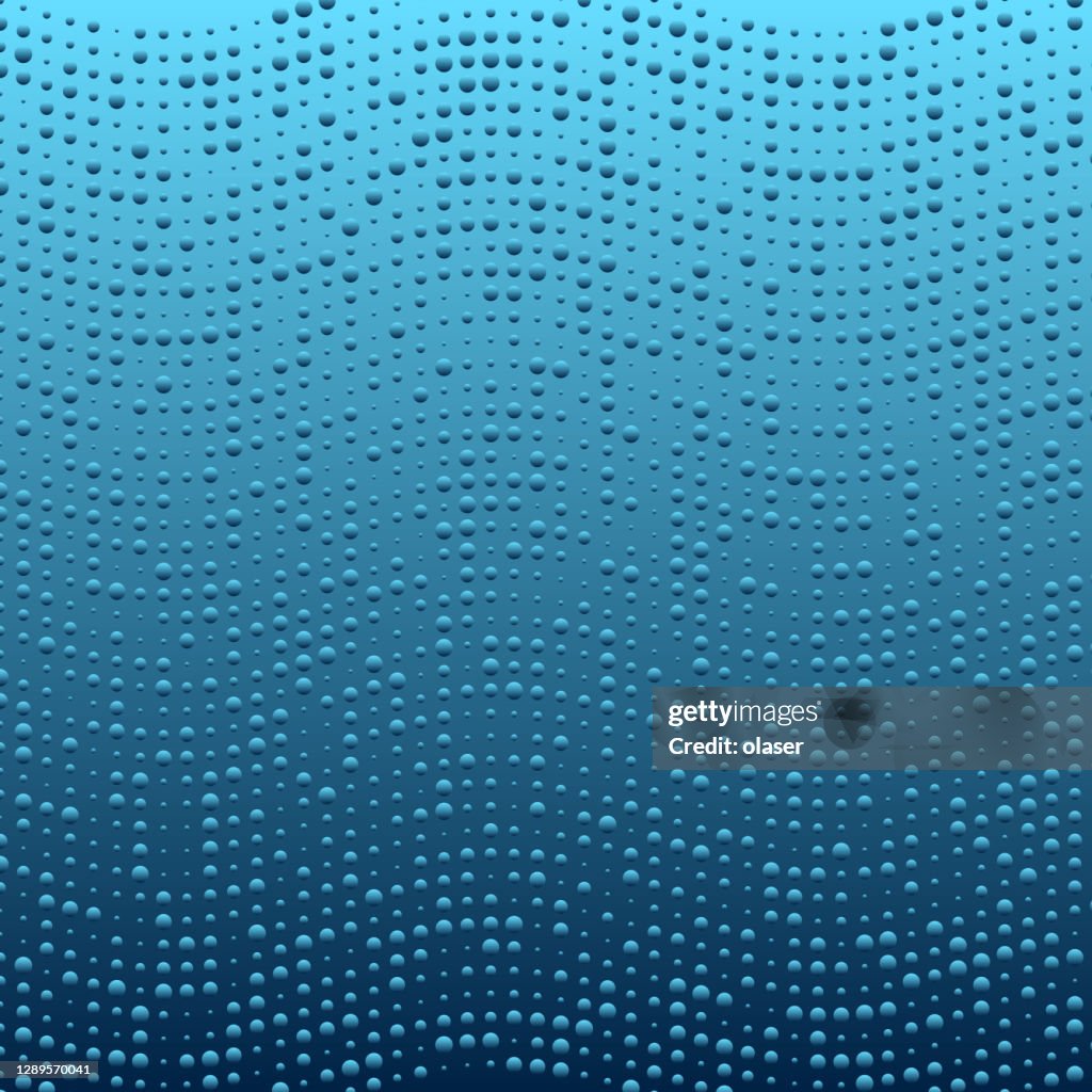 Water drops forming wave matrix.