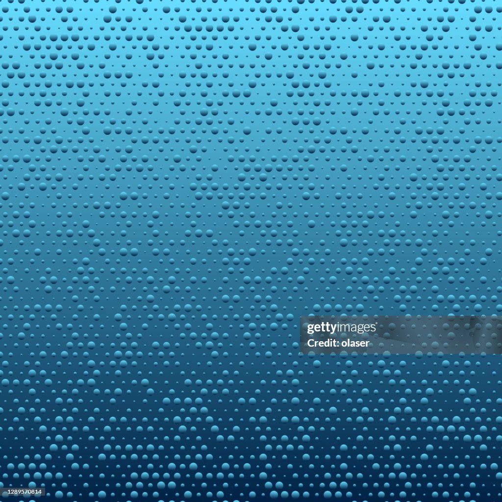 Water drops in matrix.