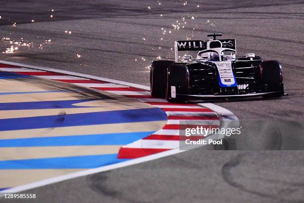 Jack Aitken of Great Britain driving the Williams Racing FW43 Mercedes on track during qualifying ahead of the F1 Grand Prix of Sakhir at Bahrain...