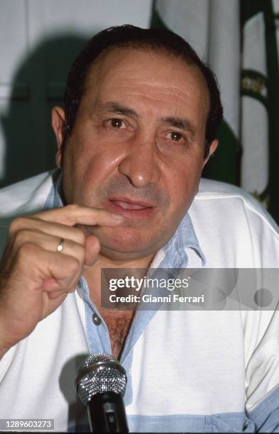 Spanish businessman, politician and sports leader Jesus Gil y Gil , Madrid, Spain, 1991.