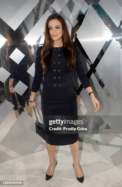 Preity Zinta attends the Burberry bash hosted by Christopher Bailey on December 09, 2010 in Mumbai,India