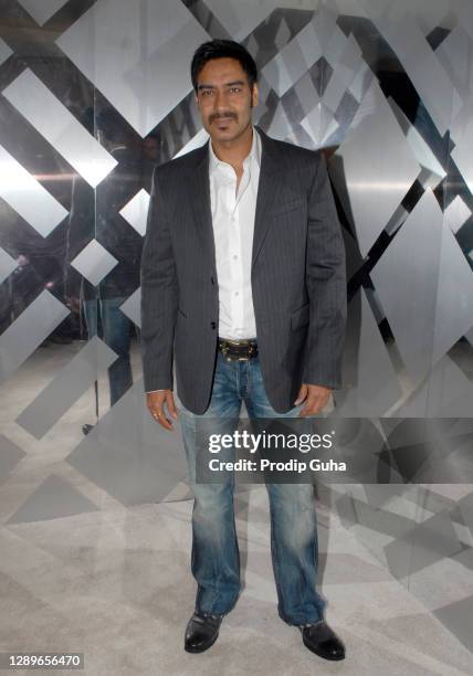 Ajay Devgan attends the Burberry bash hosted by Christopher Bailey on December 09, 2010 in Mumbai,India