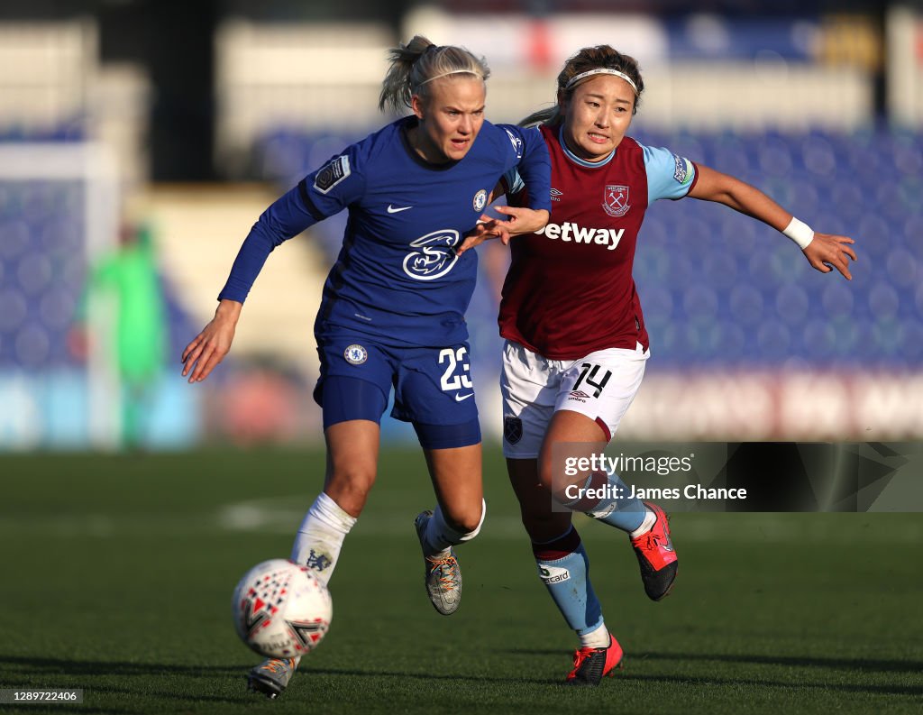 Chelsea Women v West Ham United Women - Barclays FA Women's Super League