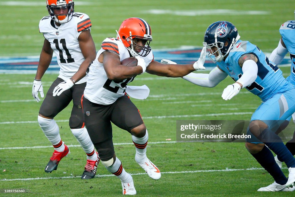Cleveland Browns v Tennessee Titans