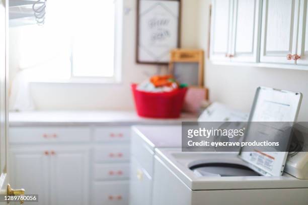 laundry room - washing machine stock pictures, royalty-free photos & images