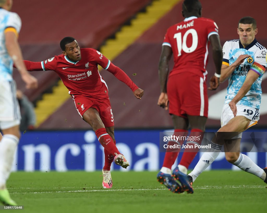 Liverpool v Wolverhampton Wanderers - Premier League