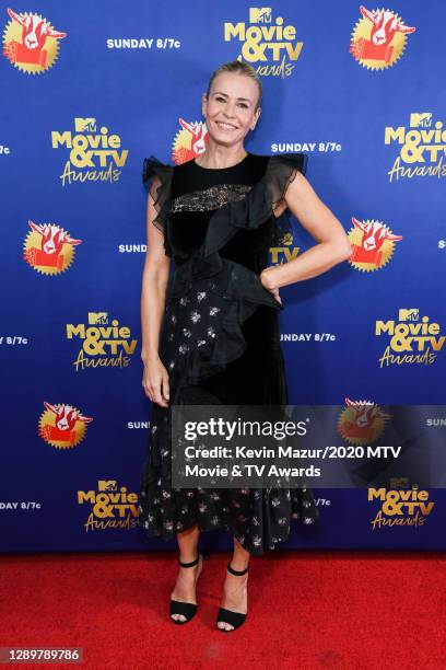 In this image released on December 6, Chelsea Handler attends the 2020 MTV Movie & TV Awards: Greatest Of All Time broadcast on December 6, 2020.